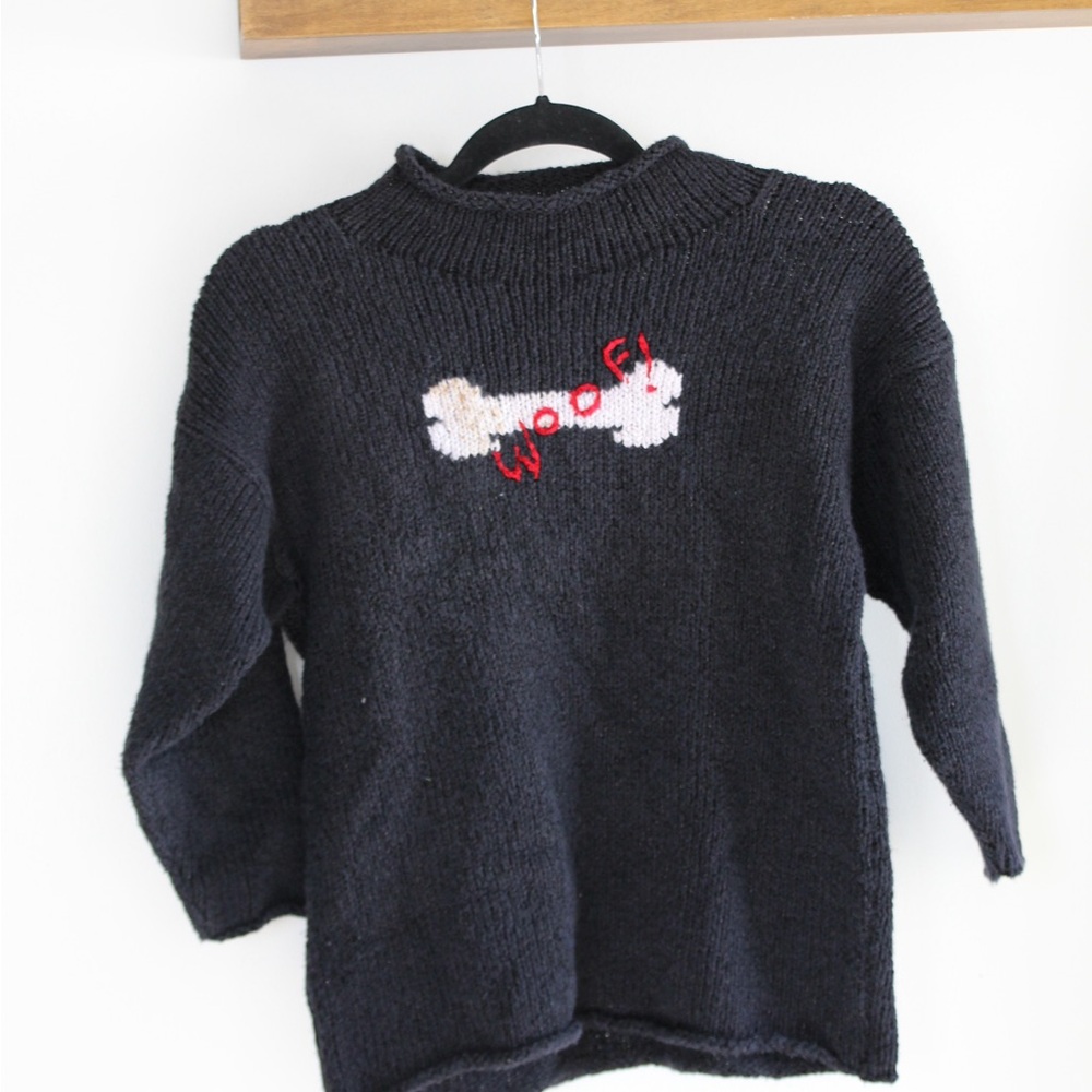 Black Woof Sweater
